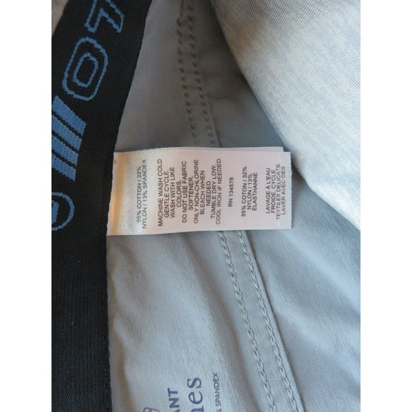 Vineyard Vines Mens 28x32 OTG On the Go Grey Pants Performance Stretch Chino EUC - Picture 7 of 9